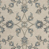 7' x 9' Light Blue Wool Hand Tufted Area Rug