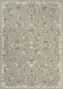 7' x 9' Gray Wool Hand Tufted Area Rug