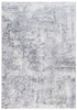 8' x 10' Gray Abstract Dhurrie Rectangle Polyester Area Rug