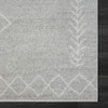 8' x 10' Gray Diamond Area Rug
