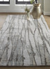 8' x 10' Taupe Ivory and Gray Abstract Tufted Handmade Area Rug
