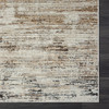 8' x 10' Gray Abstract Distressed Rectangle Polyester Area Rug