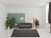 8' x 10' Gray Geometric Hand Woven Rectangle Area Rug