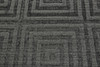 8' x 10' Gray Geometric Hand Woven Rectangle Area Rug