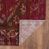 8' x 10' Deep Red Traditional Area Rug