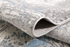 8' x 10' Blue Abstract Dhurrie Area Rug