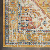 8' x 10' Yellow and Ivory Power Loom Area Rug