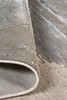 8' x 10' Gray Ivory & Blue Abstract Area Rug