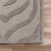 8' x 10' Taupe Zebra Pattern Area Rug