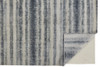 8' x 10' Ivory and Blue Abstract Hand Woven Area Rug