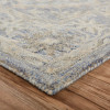8' x 10' Blue and Tan Traditional Area Rug