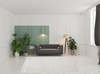 8' x 10' Ivory and Gray Striped Hand Woven Area Rug
