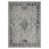 8' x 10' Gray Medallion Area Rug