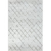 8' x 10' Cream Geometric Area Rug