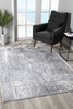 8' x 10' Blue Abstract Power Loom Area Rug