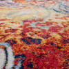 8' x 10' Brown and Blue Collision Area Rug
