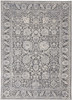 8' x 10' Taupe and Ivory Floral Power Loom Area Rug