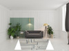 8' x 10' Ivory Geometric Rectangle Area Rug