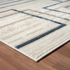 8' x 10' Ivory Geometric Rectangle Area Rug