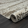8' x 10' Beige Abstract Distressed Area Rug