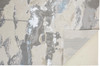 8' x 10' Ivory Gray and Blue Abstract Area Rug