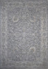 8' x 10' Blue Gray Southwestern Floral Stain Resistant Area Rug