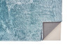 8' x 10' Blue and Silver Shag Tufted Handmade Area Rug