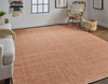 8' x 10' Orange Hand Woven Area Rug