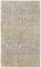 8' x 10' Gray and Ivory Abstract Power Loom Distressed Area Rug