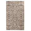 8' x 10' Bronze Floral Vines Power Loom Stain Resistant Area Rug