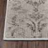 8' x 10' Bronze Floral Vines Power Loom Stain Resistant Area Rug