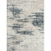 8' x 10' Blue Abstract Stain Resistant Area Rug