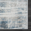 8' x 10' Blue Abstract Rectangle Area Rug