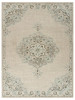 8' x 10' Ivory Wool Dhurrie Handmade Area Rug