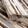 8' x 10' Beige Striped Dhurrie Area Rug