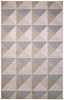8' x 10' Beige Gray and Ivory Geometric Area Rug