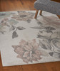 8' x 10' Gray Dhurrie Area Rug