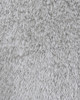 8' x 10' Gray and Silver Shag Tufted Handmade Area Rug