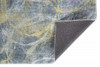 8' x 10' Gray Abstract Dhurrie Polyester Area Rug