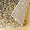 8' x 10' Camel Medallion Stain Resistant Area Rug