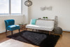 8' x 10' Black Shag Tufted Handmade Area Rug