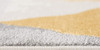 8' x 10' Yellow Geometric Dhurrie Area Rug