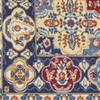 8' x 10' Red Damask Power Loom Area Rug