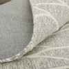8' x 11' Taupe and Ivory Wool Abstract Tufted Handmade Stain Resistant Area Rug
