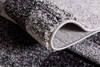 8' x 11' Gray Distressed Geometric Area Rug