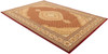 8' x 11' Red and Beige Medallion Area Rug