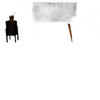 8' x 11' Ivory Modern Solid Shag Area Rug
