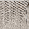 8' x 11' Ivory Grey Machine Woven Geometric Lines Indoor Area Rug