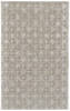8' x 11' Taupe Ivory and Tan Wool Abstract Tufted Handmade Area Rug