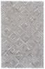 8' x 11' Gray Taupe and Ivory Geometric Hand Woven Area Rug